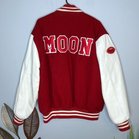 RARE ☀️GAME Sportswear Moon Varsity Wool Blend Jacket - Picture 7 of 13